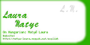 laura matye business card